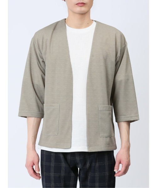 Kaule 7分袖カーディガン&半袖Tシャツ アンサンブル（アンサンブル）｜m.f.editorial（エムエフエディトリアル）