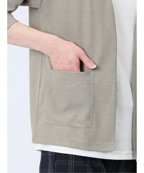 Kaule 7分袖カーディガン&半袖Tシャツ アンサンブル（アンサンブル）｜m.f.editorial（エムエフエディトリアル）