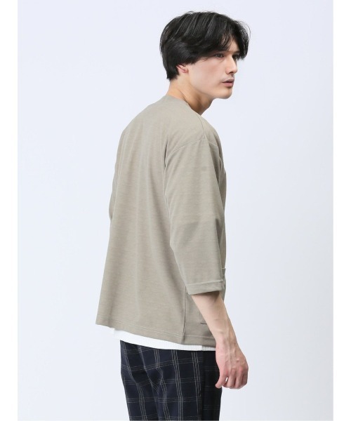 Kaule 7分袖カーディガン&半袖Tシャツ アンサンブル（アンサンブル）｜m.f.editorial（エムエフエディトリアル）