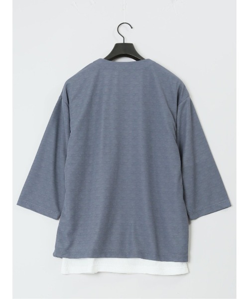 Kaule 7分袖カーディガン&半袖Tシャツ アンサンブル（アンサンブル）｜m.f.editorial（エムエフエディトリアル）