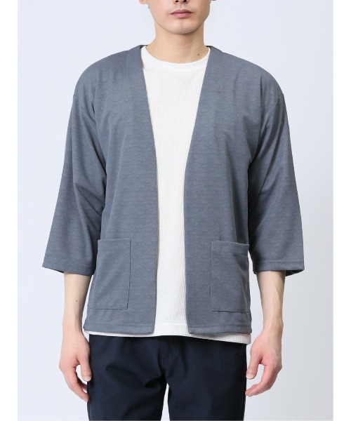 Kaule 7分袖カーディガン&半袖Tシャツ アンサンブル（アンサンブル）｜m.f.editorial（エムエフエディトリアル）