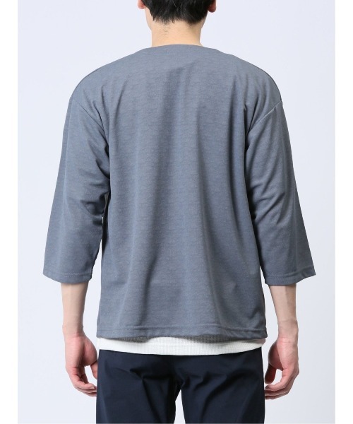 Kaule 7分袖カーディガン&半袖Tシャツ アンサンブル（アンサンブル）｜m.f.editorial（エムエフエディトリアル）