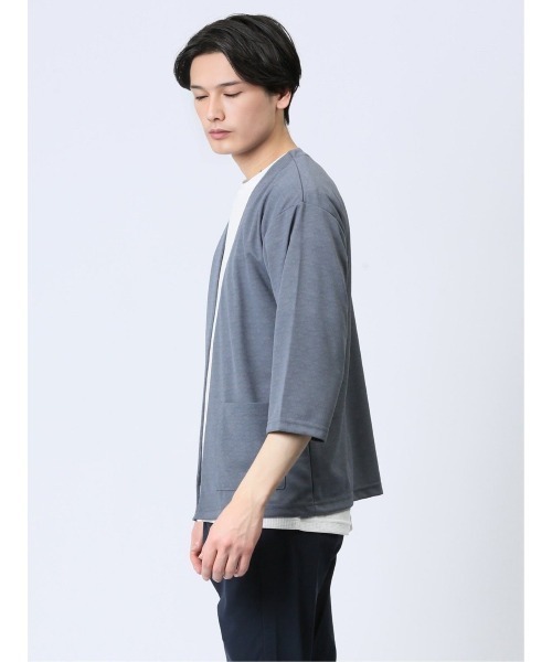 Kaule 7分袖カーディガン&半袖Tシャツ アンサンブル（アンサンブル）｜m.f.editorial（エムエフエディトリアル）