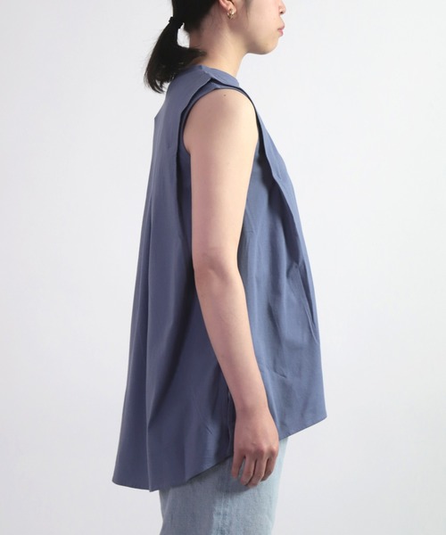 OWLEYE by domingo（アウルアイ バイドミンゴ）の「[ OWLEYE by domingo / アウルアイ ] 30/1 ベーシック天竺　フレアトップス（Tシャツ/カットソー・レディース・ライトグレー/ブルー/アイボリー/レモンイエロー・FREE）」の17枚目の写真