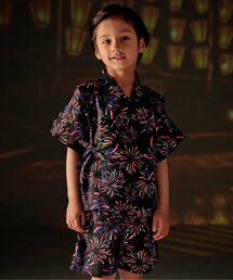 BREEZE | 【すっぽり着られる】総柄いろいろ甚平(浴衣)