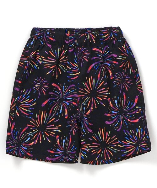 BREEZE（ブリーズ）の「【すっぽり着られる】総柄いろいろ甚平（浴衣・キッズ・キナリ/ミント/レインボー/エメラルド/アイボリー/ブラック/ネイビー/イエロー・90/100/110/120/80/130/140）」の18枚目の写真