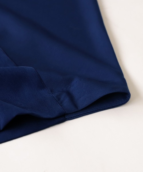 antiqua(アンティカ)の「ハーフスリーブシャツ(シャツ/ブラウス・レディース・ブラック/ホワイト/ネイビー・P/R)」の12枚目の写真