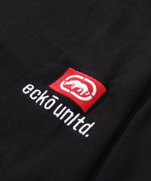 ecko unltd.(エコーアンリミテッド)の「【ecko unltd./エコーアンリミテッド】ワンポイントロゴ刺繍 ショートスリーブTシャツ(Tシャツ/カットソー・メンズ・ブラック/レッド/ホワイト・M/LL/L)」の8枚目の写真