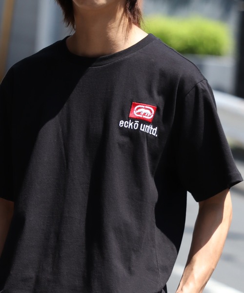 ecko unltd.(エコーアンリミテッド)の「【ecko unltd./エコーアンリミテッド】ワンポイントロゴ刺繍 ショートスリーブTシャツ(Tシャツ/カットソー・メンズ・ブラック/レッド/ホワイト・M/LL/L)」の15枚目の写真