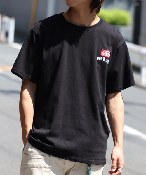 ecko unltd.(エコーアンリミテッド)の「【ecko unltd./エコーアンリミテッド】ワンポイントロゴ刺繍 ショートスリーブTシャツ(Tシャツ/カットソー・メンズ・ブラック/レッド/ホワイト・M/LL/L)」の16枚目の写真