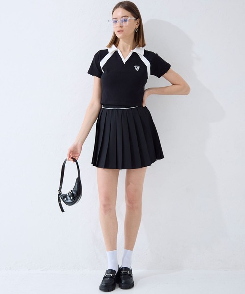 FOREVER 21(フォーエバー トゥエンティーワン)の「【2024SS】襟付きスキッパーTシャツ(Tシャツ/カットソー・レディース・ネイビー/ブラック/オフホワイト・SMALL/MEDIUM)」の18枚目の写真