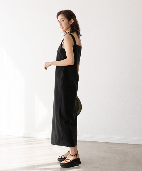 RIVE DROITE（リヴドロワ）の「【RIB trip】ONE PIECE（ワンピース・レディース・ブラック・FREE）」の8枚目の写真