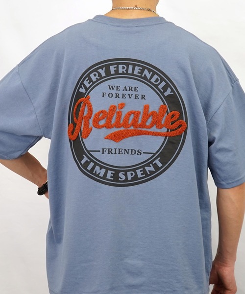 Burner（バーナー）の「【GROOVY STORE】サガラ刺繍オーバーサイズTシャツ UVカット＆COOL&DRY（Tシャツ/カットソー・メンズ・グリーン/ホワイト系その他2/ブラック/サックスブルー/ピンク/ホワイト/スミクロ/モカ/レモンイエロー/オフホワイト/ブラック系その他2/ライトブラック/ホワイト系その他3/ピンク系その他2/ネイビー/ミント/サックスブルー系2/ダークグリーン系2/ブラック系その他3/ホワイト系その他4・M/L/LL）」の16枚目の写真