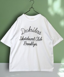 Burner（バーナー）の「【GROOVY STORE】サガラ刺繍オーバーサイズTシャツ UVカット＆COOL&DRY（Tシャツ/カットソー）」