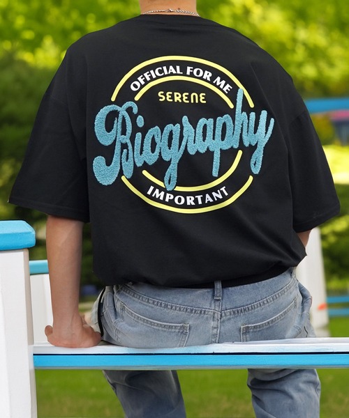 Burner（バーナー）の「【GROOVY STORE】サガラ刺繍オーバーサイズTシャツ UVカット＆COOL&DRY（Tシャツ/カットソー・メンズ・グリーン/ホワイト系その他2/ブラック/サックスブルー/ピンク/ホワイト/スミクロ/モカ/レモンイエロー/オフホワイト/ブラック系その他2/ライトブラック/ホワイト系その他3/ピンク系その他2/ネイビー/ミント/サックスブルー系2/ダークグリーン系2/ブラック系その他3/ホワイト系その他4・M/L/LL）」の9枚目の写真