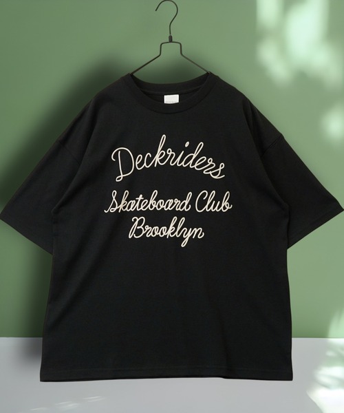 Burner（バーナー）の「【GROOVY STORE】サガラ刺繍オーバーサイズTシャツ UVカット＆COOL&DRY（Tシャツ/カットソー・メンズ・グリーン/ホワイト系その他2/ブラック/サックスブルー/ピンク/ホワイト/スミクロ/モカ/レモンイエロー/オフホワイト/ブラック系その他2/ライトブラック/ホワイト系その他3/ピンク系その他2/ネイビー/ミント/サックスブルー系2/ダークグリーン系2/ブラック系その他3/ホワイト系その他4/ブラウン系その他/ラベンダー/ブラック系その他4/ブラック系その他5/ホワイト系その他5/ホワイト×グレー/ブラック系その他7/ダークグリーン系3/ホワイト系その他6/ブラック系その他6・M/L/LL）」の16枚目の写真