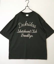 Burner（バーナー）の「【GROOVY STORE】サガラ刺繍オーバーサイズTシャツ UVカット＆COOL&DRY（Tシャツ/カットソー）」