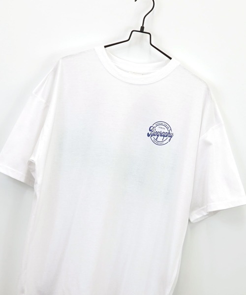 Burner（バーナー）の「【GROOVY STORE】サガラ刺繍オーバーサイズTシャツ UVカット＆COOL&DRY（Tシャツ/カットソー・メンズ・グリーン/ホワイト系その他2/ブラック/サックスブルー/ピンク/ホワイト/スミクロ/モカ/レモンイエロー/オフホワイト/ブラック系その他2/ライトブラック/ホワイト系その他3/ピンク系その他2/ネイビー/ミント/サックスブルー系2/ダークグリーン系2/ブラック系その他3/ホワイト系その他4・M/L/LL）」の21枚目の写真