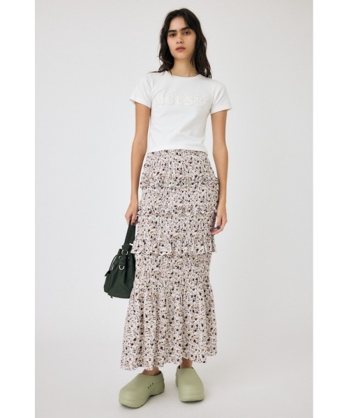 MOUSSY（マウジー）の「GATHER MERMAID スカート（スカート・レディース・ホワイト/ブラック/ホワイト系その他/ブラック系その他・2/1）」の13枚目の写真