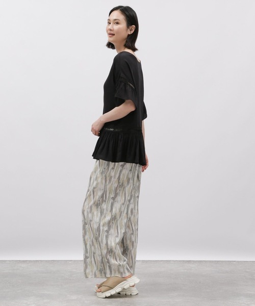 LAKOLE(ラコレ)の「ハシゴレースチュニック / 115147(チュニック・レディース・オフホワイト/ブラック/サックスブルー・SMALL/MEDIUM)」の16枚目の写真