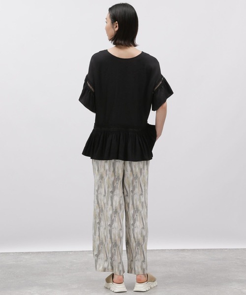 LAKOLE(ラコレ)の「ハシゴレースチュニック / 115147(チュニック・レディース・オフホワイト/ブラック/サックスブルー・SMALL/MEDIUM)」の17枚目の写真