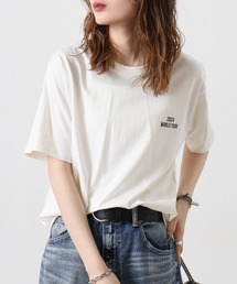 One point/back print pattern printed T-shirt / ワンポイント/バックプリント柄込みプリントTシャツ unisex