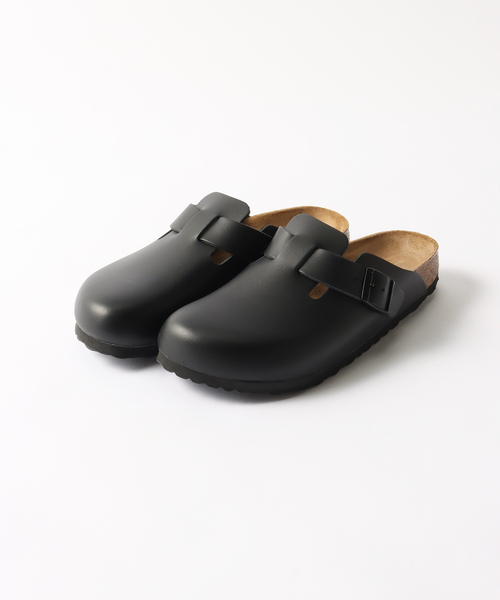 BIRKENSTOCK(ビルケンシュトック)の「Birkenstock BOSTON NATURAL LEATHER 60193(サンダル・メンズ・ブラック・41)」の1枚目の写真