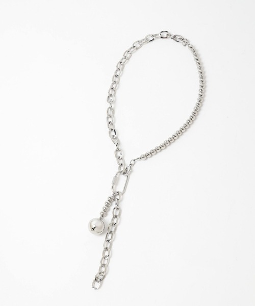 HARE（ハレ）の「MIXデザインネックレス(HARE)（ネックレス・レディース・シルバー/ホワイト・FREE）」の14枚目の写真