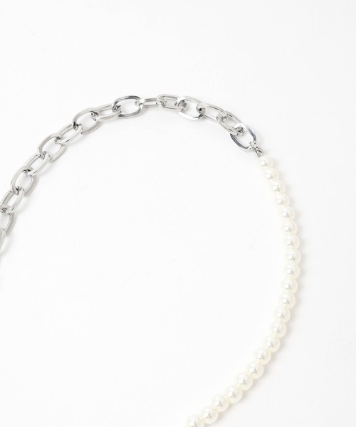 HARE（ハレ）の「MIXデザインネックレス(HARE)（ネックレス・レディース・シルバー/ホワイト・FREE）」の20枚目の写真