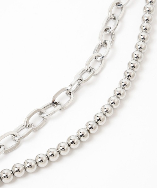 HARE（ハレ）の「MIXデザインネックレス(HARE)（ネックレス・レディース・シルバー/ホワイト・FREE）」の22枚目の写真