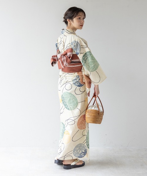 浴衣Mセット ［ゆかた館グレース］ こだわり浴衣5点セット（浴衣）｜ゆかた館グレース（ユカタカン