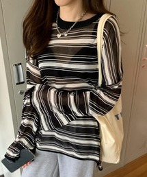 ボーダーシアーカットソー