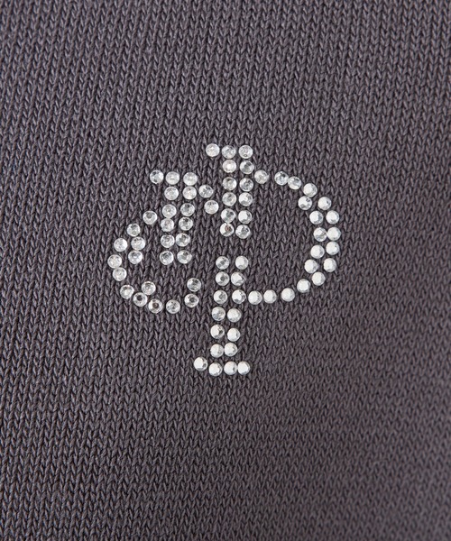 one after another NICE CLAUP（ワンアフターアナザーナイスクラップ）の「ワンポイントロゴ/サマーニットカーディガン（カーディガン/ボレロ・レディース・イエロー/チャコールグレー/オフホワイト/サックスブルー/ホワイト×ブラック/ピンク・FREE）」の11枚目の写真