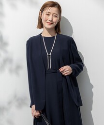 23区 L｜ニジュウサンクオオキイサイズ（レディース）のノーカラー