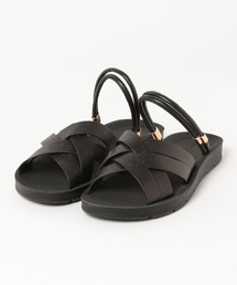 GLOBAL WORK | らくっション2WAYラメサンダル/120748(サンダル)