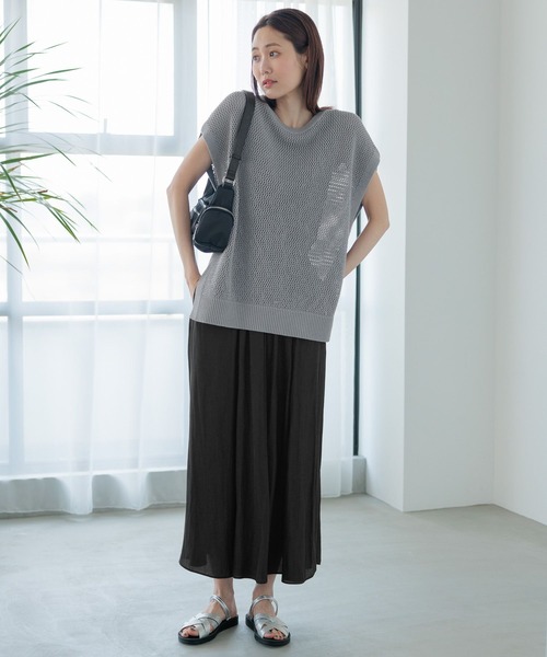 GLOBAL WORK（グローバルワーク）の「らくっション2WAYラメサンダル/120748（サンダル・レディース・ブラック/シルバー/ゴールド・MEDIUM/LARGE）」の6枚目の写真