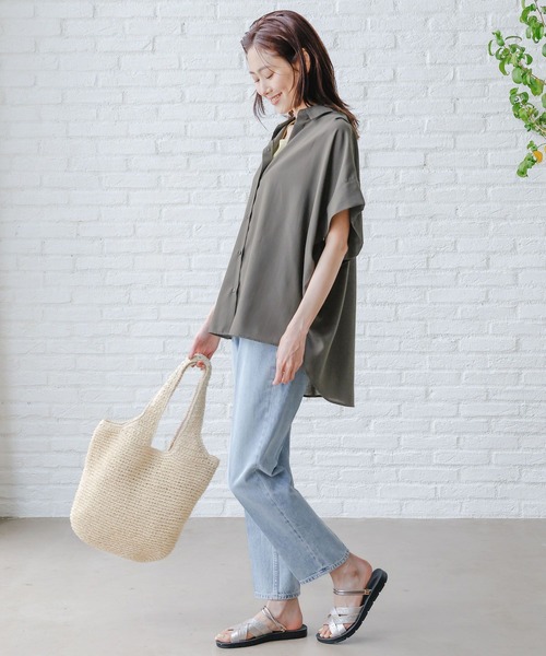 GLOBAL WORK（グローバルワーク）の「らくっション2WAYラメサンダル/120748（サンダル・レディース・ブラック/シルバー/ゴールド・MEDIUM/LARGE）」の5枚目の写真