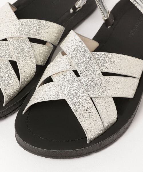 GLOBAL WORK（グローバルワーク）の「らくっション2WAYラメサンダル/120748（サンダル・レディース・ブラック/シルバー/ゴールド・MEDIUM/LARGE）」の16枚目の写真