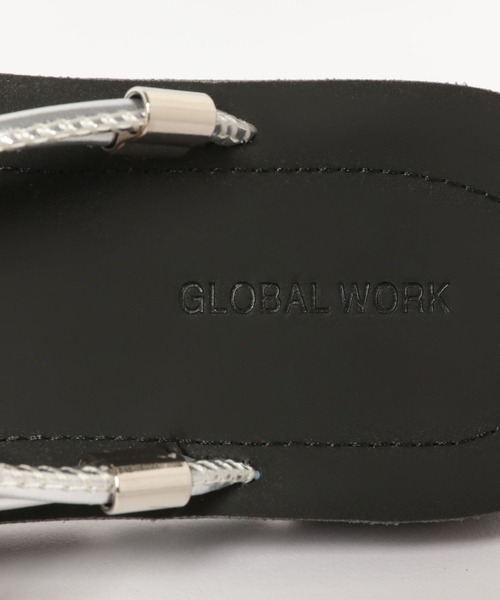 GLOBAL WORK（グローバルワーク）の「らくっション2WAYラメサンダル/120748（サンダル・レディース・ブラック/シルバー/ゴールド・MEDIUM/LARGE）」の19枚目の写真