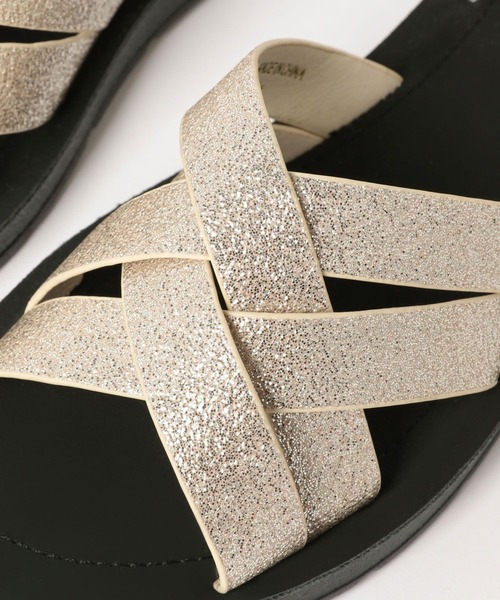 GLOBAL WORK（グローバルワーク）の「らくっション2WAYラメサンダル/120748（サンダル・レディース・ブラック/シルバー/ゴールド・MEDIUM/LARGE）」の13枚目の写真