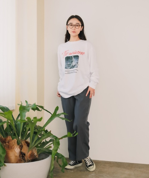 ＋81BRANCA（ハチイチブランカ）の「+81BRANCA/ハチイチブランカ ROOPTOKYO別注 ロンTee L/S Tシャツ（Tシャツ/カットソー・メンズ・ホワイト/ベージュ/スミクロ・L/XL/M）」の11枚目の写真