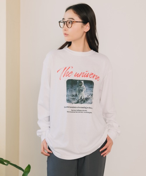 ＋81BRANCA（ハチイチブランカ）の「+81BRANCA/ハチイチブランカ ROOPTOKYO別注 ロンTee L/S Tシャツ（Tシャツ/カットソー・メンズ・ホワイト/ベージュ/スミクロ・L/XL/M）」の8枚目の写真