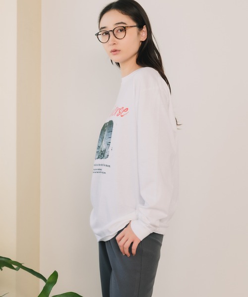 ＋81BRANCA（ハチイチブランカ）の「+81BRANCA/ハチイチブランカ ROOPTOKYO別注 ロンTee L/S Tシャツ（Tシャツ/カットソー・メンズ・ホワイト/ベージュ/スミクロ・L/XL/M）」の9枚目の写真