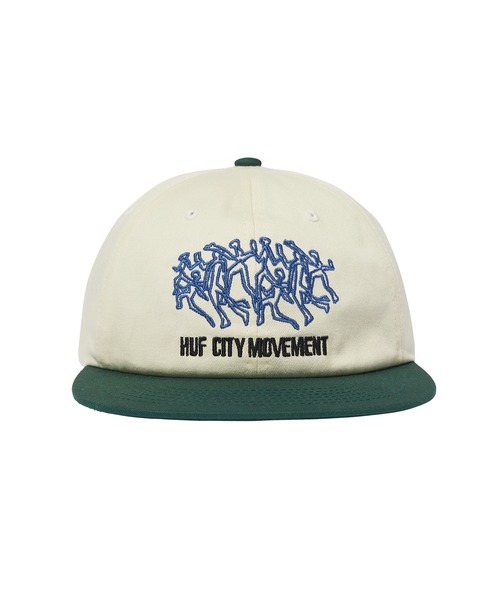 HUF(ハフ)の「MOVEMENT 6 PANEL SNAPBACK(キャップ・メンズ・ブラウン/ホワイト系その他・O/S)」の3枚目の写真