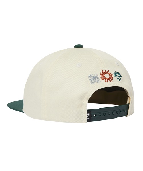 HUF(ハフ)の「MOVEMENT 6 PANEL SNAPBACK(キャップ・メンズ・ブラウン/ホワイト系その他・O/S)」の4枚目の写真