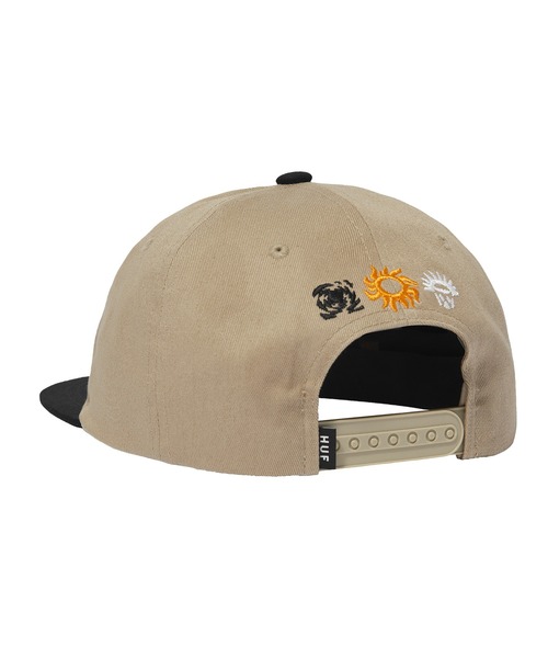 HUF(ハフ)の「MOVEMENT 6 PANEL SNAPBACK(キャップ・メンズ・ブラウン/ホワイト系その他・O/S)」の6枚目の写真