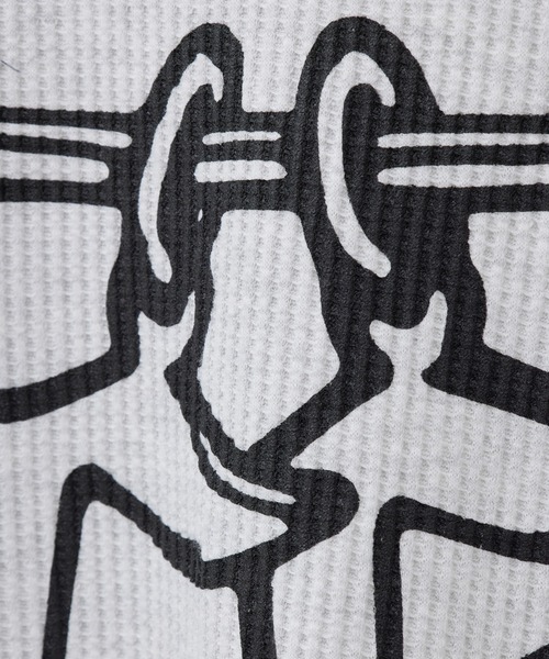 Candy Stripper（キャンディストリッパー）の「SAFETY PIN WAFFLE トップス（Tシャツ/カットソー・レディース・オフホワイト/ヘザーグレー/ブラック・2）」の15枚目の写真