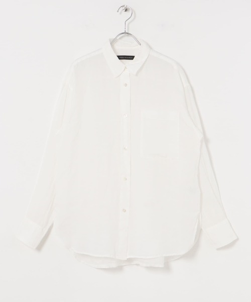 URBAN RESEARCH（アーバンリサーチ）の「ラミーオーバーシャツ（Tシャツ/カットソー・レディース・ブラック/ホワイト/オレンジ/ベージュ系その他/ベージュ・FREE）」の18枚目の写真