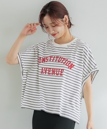 最終値下げ 美品 今期 1027 短丈 カットソー Tシャツ Tシャツ専用(ゆったりタイプ)】汗取りパッド付きボートネック