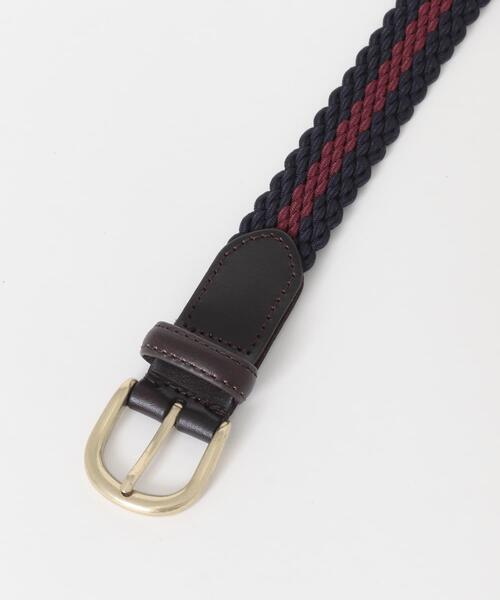 ITEMS URBANRESEARCH（アイテムズ アーバンリサーチ）の「Hawk　Belt 1177（ベルト・メンズ・ネイビー/ベージュ/その他1・-）」の6枚目の写真